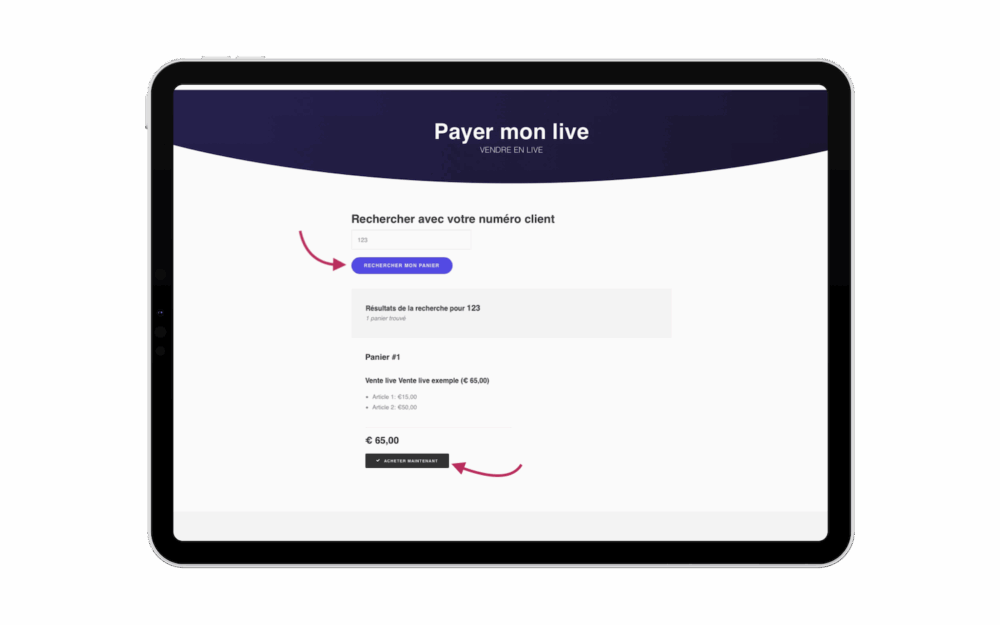 Vue client